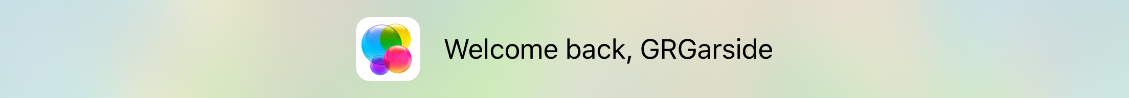Game Center welcome back banner