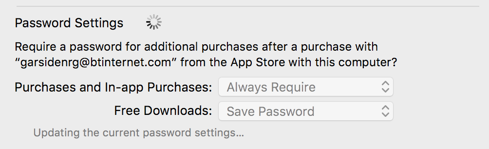 Mac App Store Password Setting Remember Password
