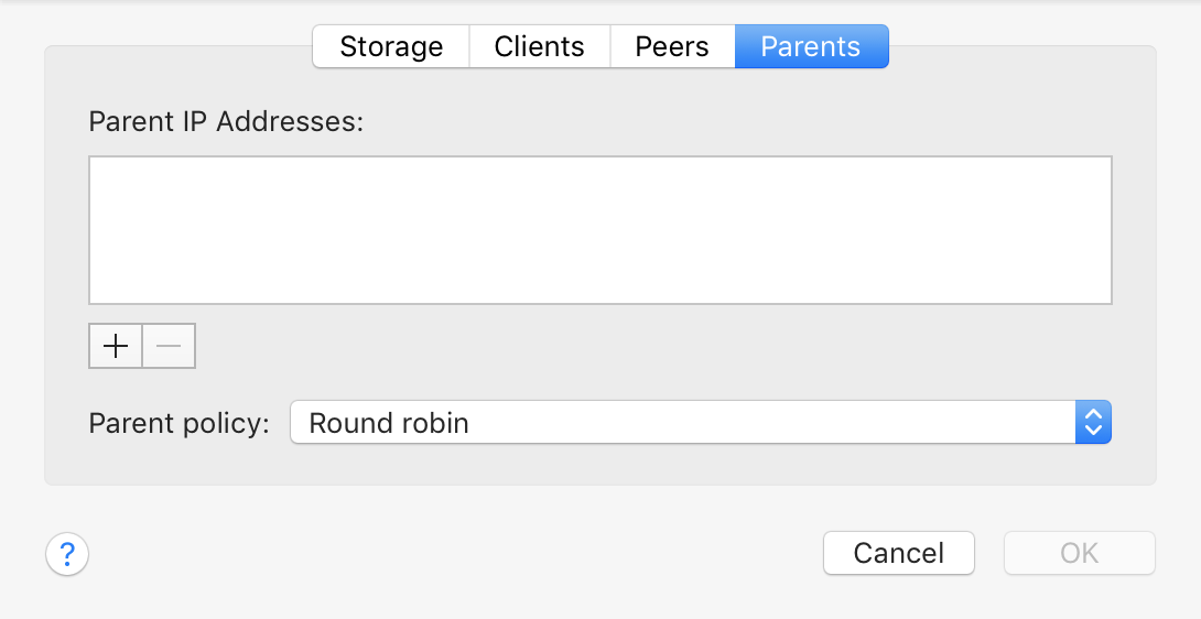 Add caching server parents