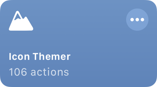 Icon Themer shortcut