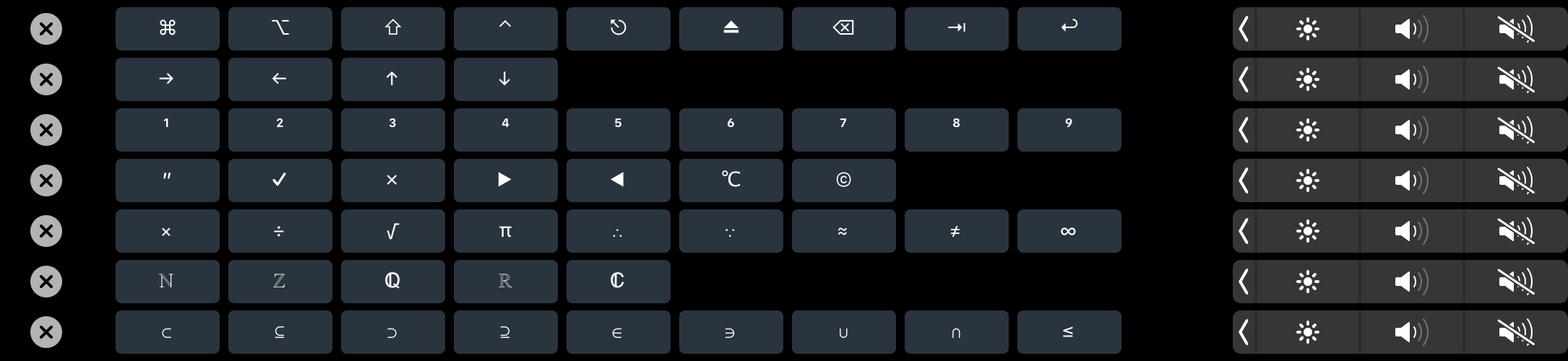 PressAndHold.app Touch Bar controls